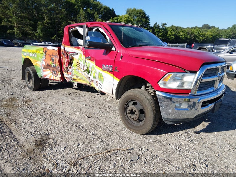 2018 Ram 3500 Lone Star  4x4 8' Box Red vin: 3C63RRHL7JG372462
