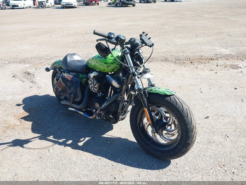 2014 Harley-davidson Xl1200 Forty-eight Green vin: 1HD1LC314EC441586