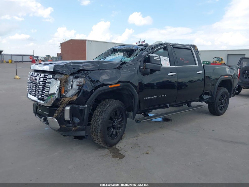 2024 Gmc Sierra 2500hd 4wd  Standard Bed Denali Black vin: 1GT49REY6RF265140