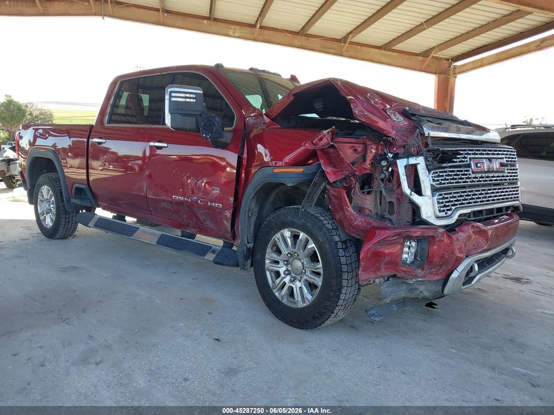 2020 Gmc Sierra 2500hd 4wd  Standard Bed Denali Red vin: 1GT49REY5LF140542