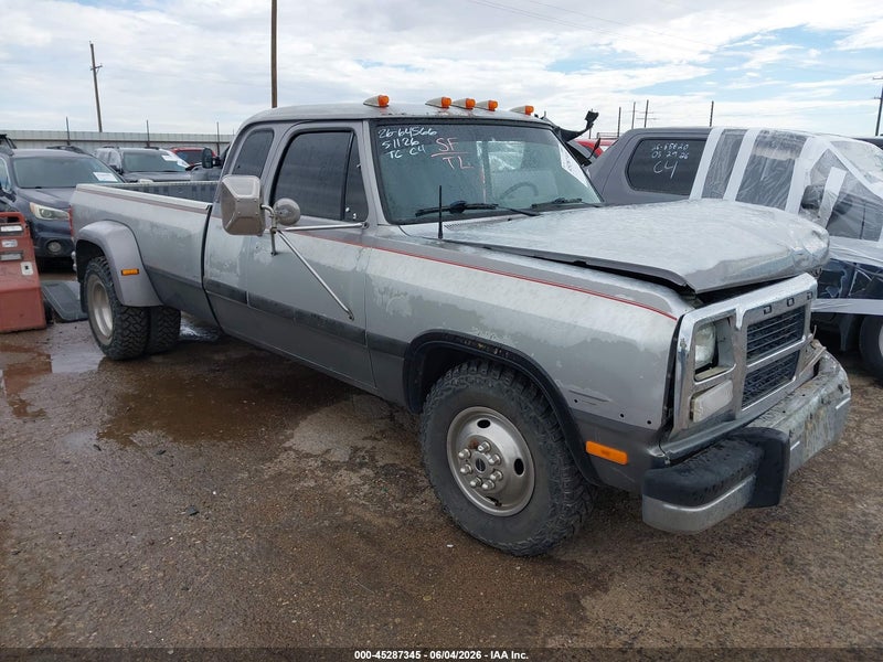 1992 Dodge D-series D300/d350 Gray vin: 3B7ME33C0NM511013