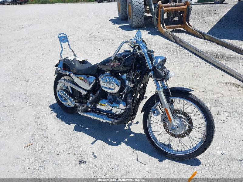 2008 Harley-davidson Xl883 C Black vin: 1HD4CP2178K415743