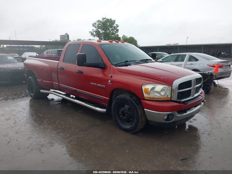 2006 Dodge Ram 3500 Slt/sport Red vin: 3D7ML48C96G129377