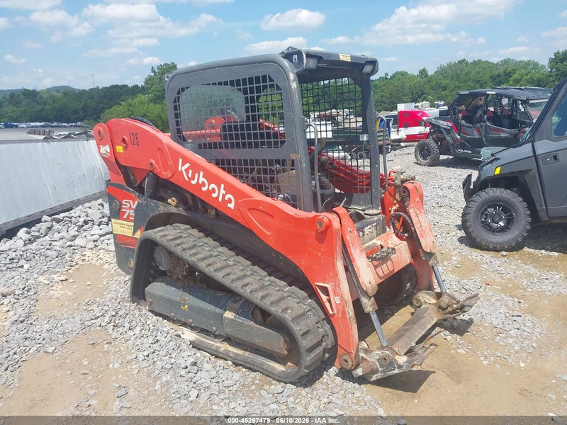2021 Kubota Svl74 Skid Steer   Orange vin: KBCZ052CCM1J61125