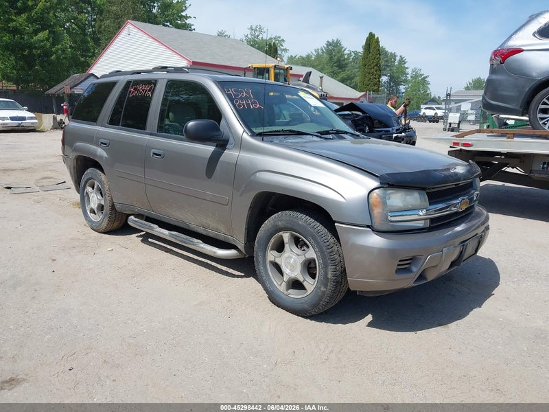 2007 Chevrolet Trailblazer Ls Gray vin: 1GNDT13SX72261833