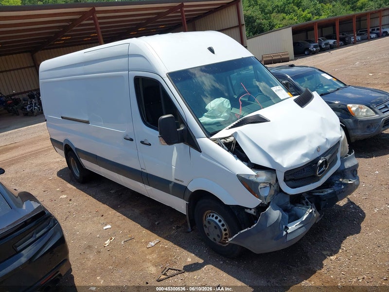 2015 Mercedes-benz Sprinter 3500 High  Roof White vin: WD3PF4CC8F5988922