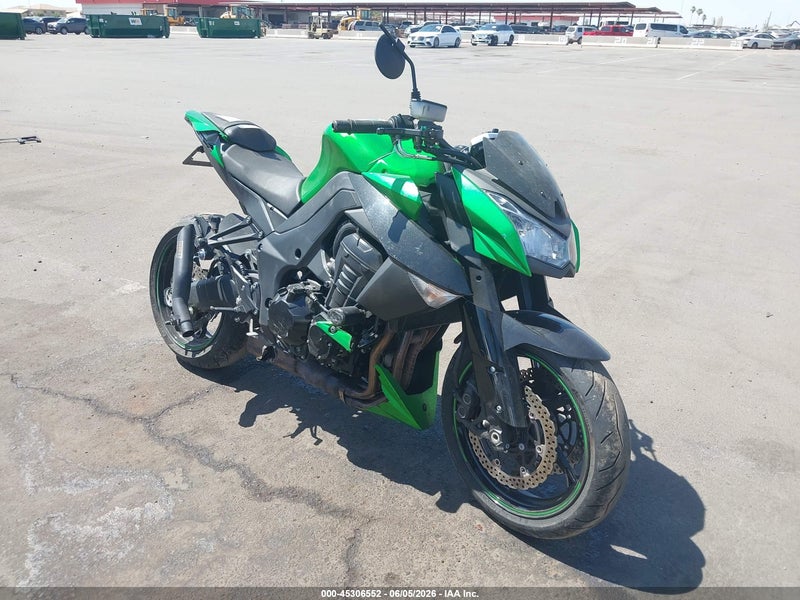 2013 Kawasaki Zr1000 D Green vin: JKAZRCD19DA038743