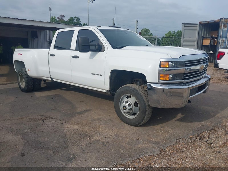 2017 Chevrolet Silverado 3500hd Wt White vin: 1GC4KYCG6HF204152