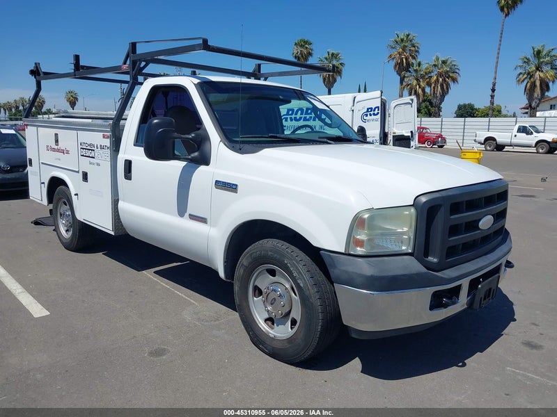 2006 Ford F-350 Xl/xlt White vin: 1FDWF30P96EC34524