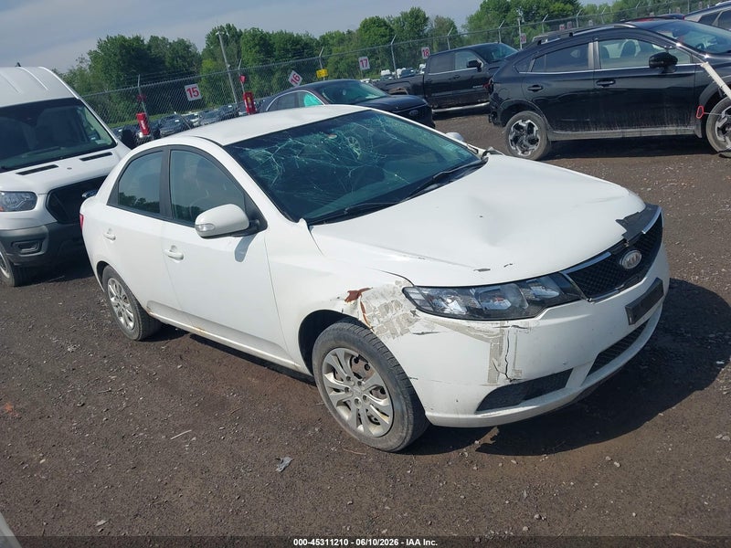 2010 Kia Forte Ex White vin: KNAFU4A24A5186438