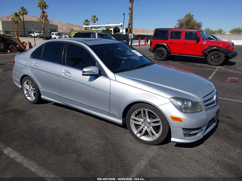 2013 Mercedes-benz C 250 Luxury/sport Silver vin: WDDGF4HBXDA779584