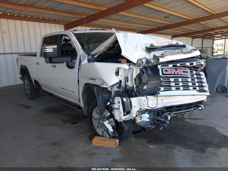 2024 Gmc Sierra 2500hd 4wd  Standard Bed Denali White vin: 1GT49REY2RF250120