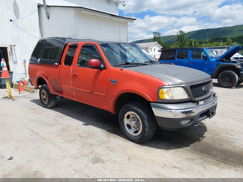 2000 Ford F-150 Lariat/work Series/xl/xlt Orange vin: 1FTRX18L2YNB20095