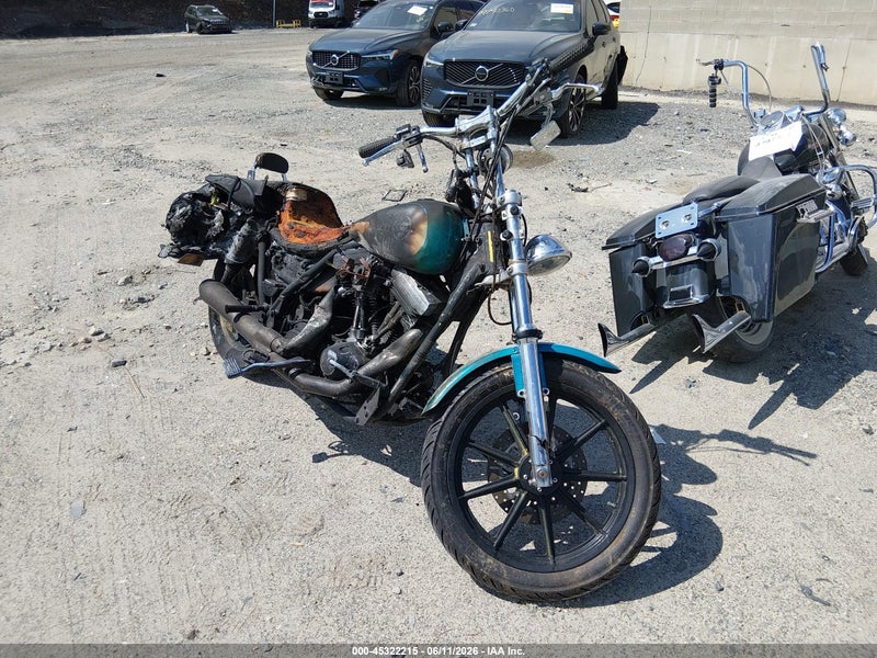 1990 Harley-davidson Fxlr   Blue vin: 1HD1ELL18LY122332