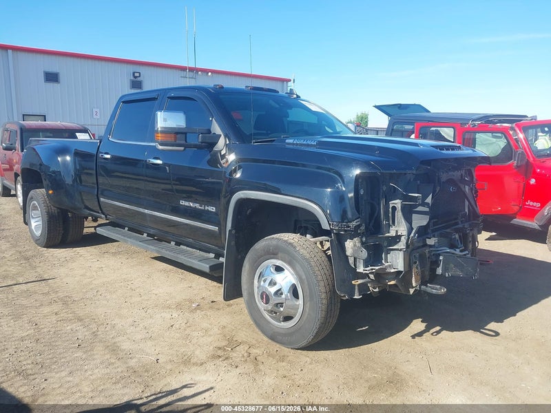 2018 Gmc Sierra 3500hd Denali Black vin: 1GT42YEY8JF271525