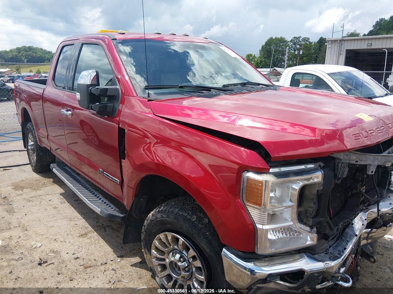 2020 Ford F-350 Lariat Red vin: 1FT8X3BT5LEC38666