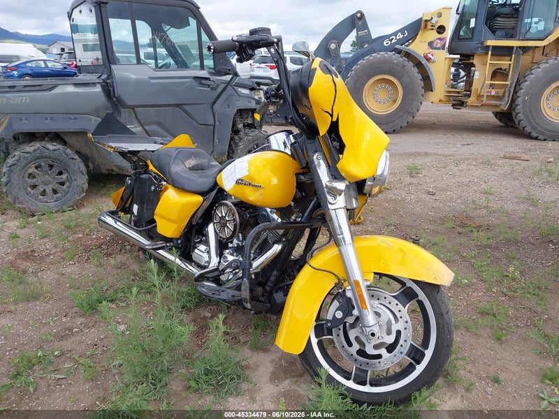 2013 Harley-davidson Flhx Street Glide Желтый vin: 1HD1KBM19DB636325