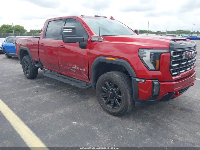 2024 Gmc Sierra 2500hd 4wd  Standard Bed At4 Red vin: 1GT49PE79RF457387