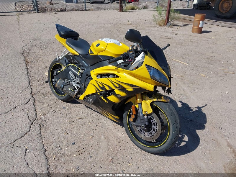 2008 Yamaha Yzfr6   Yellow vin: JYARJ16E38A002064