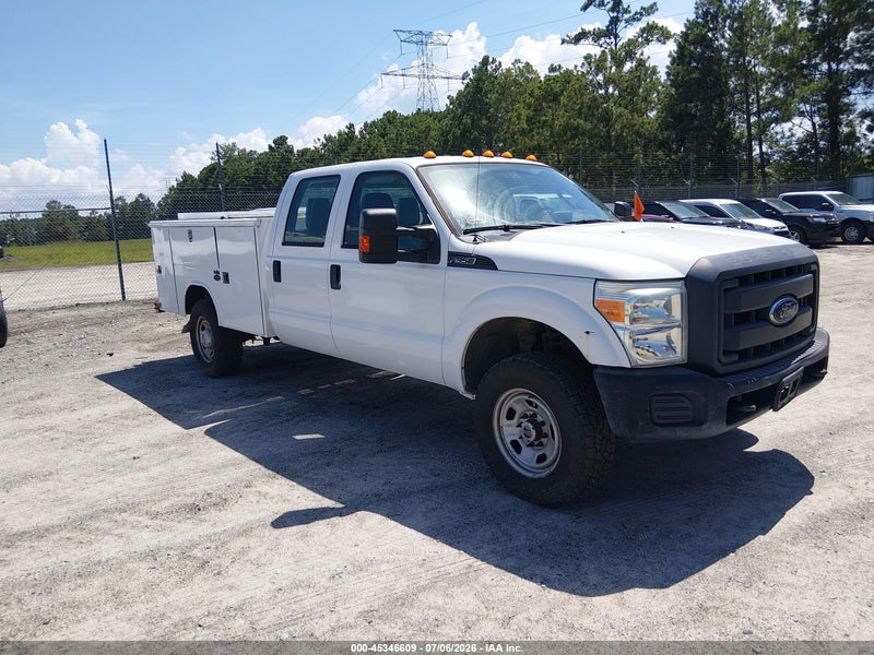 2015 Ford F-350 Chassis Xl White vin: 1FD8W3F69FEB13192