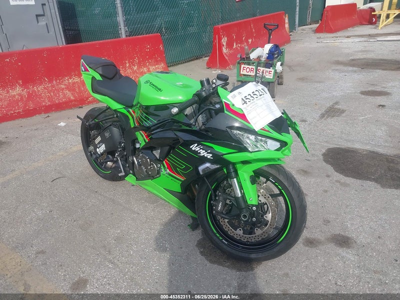2023 Kawasaki Zx636 K Green vin: JKBZXJH17PA018950