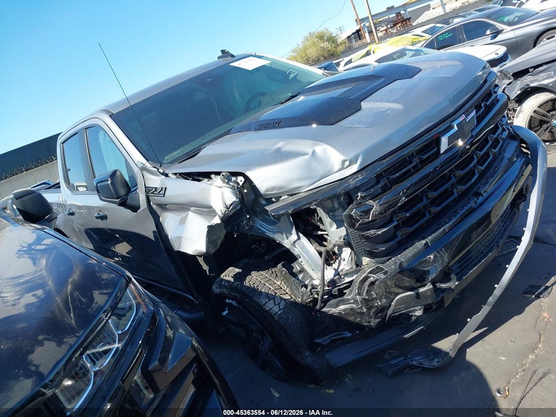 2025 Chevrolet Silverado 1500 4wd  Short Bed Lt Trail Boss Серый vin: 3GCUKFE81SG391431