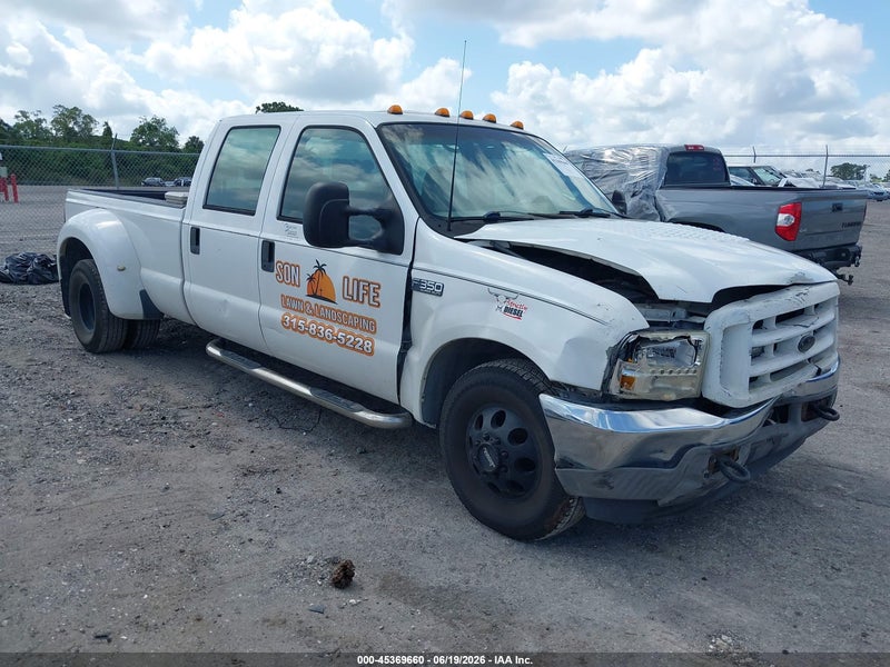 2002 Ford F-350 Lariat/xl/xlt White vin: 1FTWW32F32ED59411