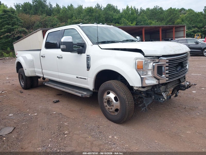 2022 Ford F-350 Lariat White vin: 1FT8W3DT1NEE75285