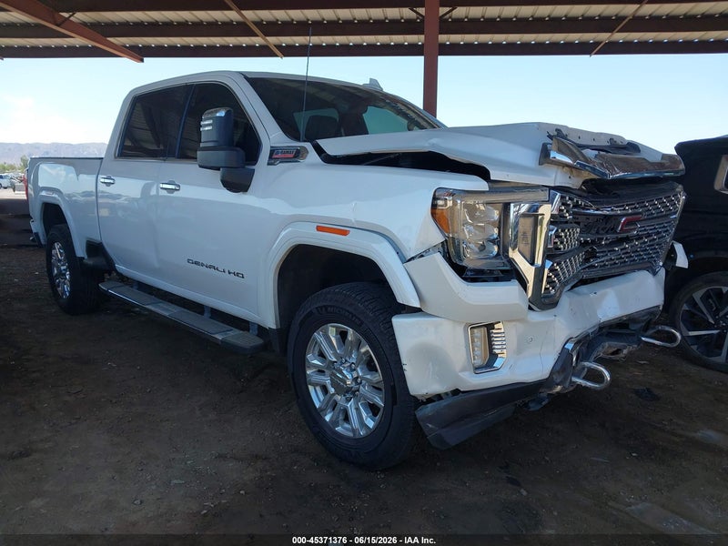 2022 Gmc Sierra 2500hd 4wd  Standard Bed Denali White vin: 1GT49REY6NF297693