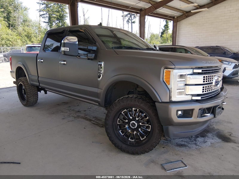 2019 Ford F-350 Platinum Gray vin: 1FT8W3BT6KEF26410