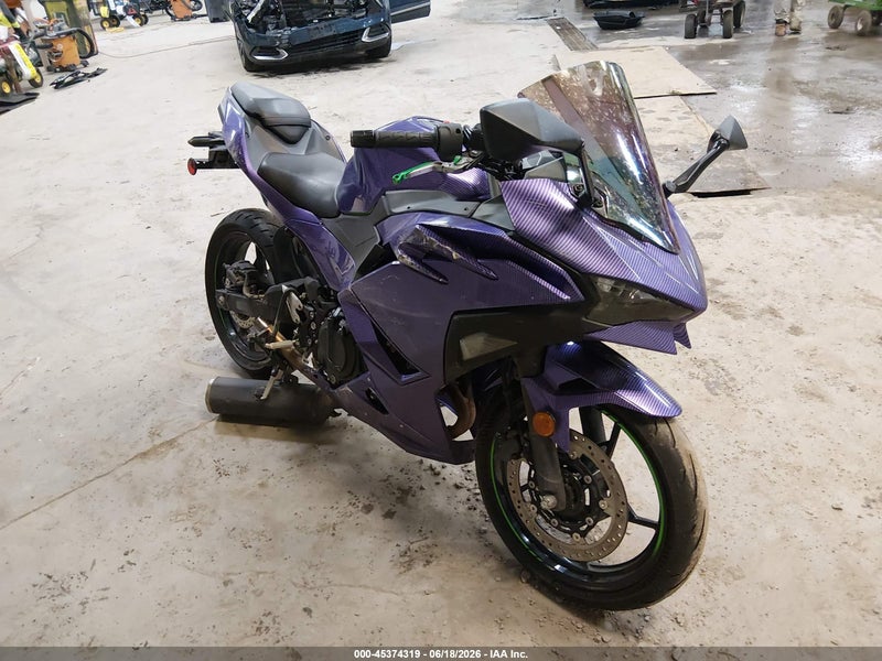 2024 Kawasaki Ex500 A/b Purple vin: ML5EXGJ12RDA06886
