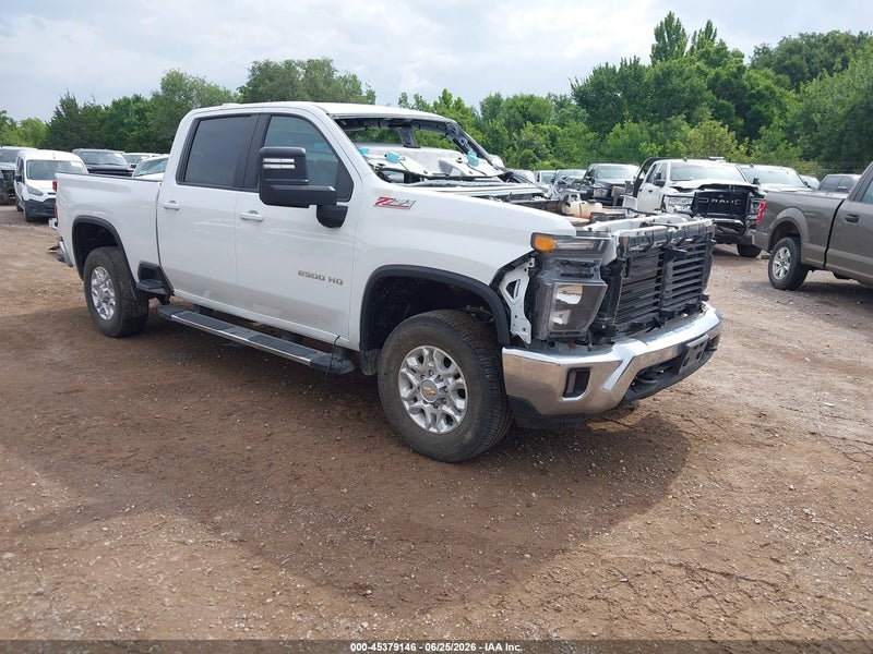 2025 Chevrolet Silverado 2500hd 4wd  Standard Bed Lt White vin: 2GC4KNE78S1214966