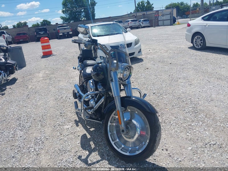 2018 Harley-davidson Flfb Fatboy Black vin: 1HD1YFJ17JC028772