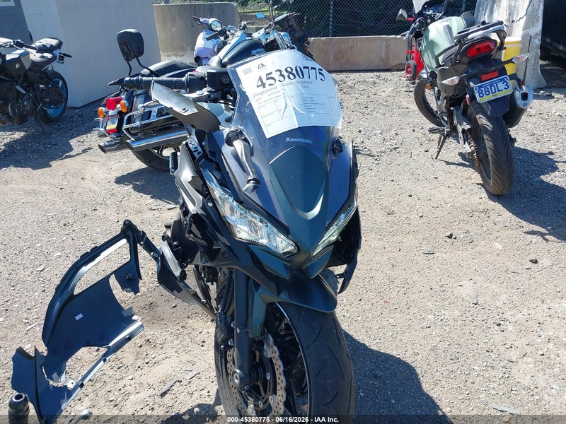 2025 Kawasaki Ex650 P Green vin: ML5EXEP18SDAD7332