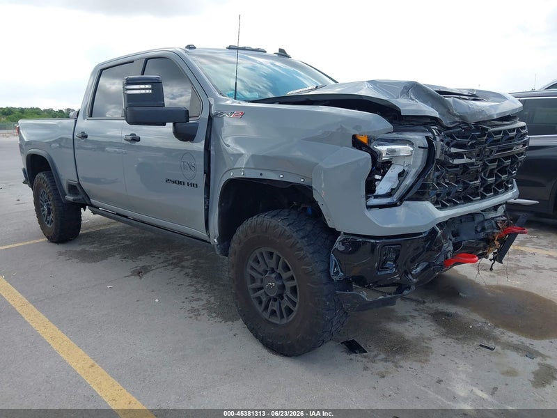 2024 Chevrolet Silverado 2500hd 4wd  Standard Bed Zr2 Gray vin: 1GC4YYEYXRF448103