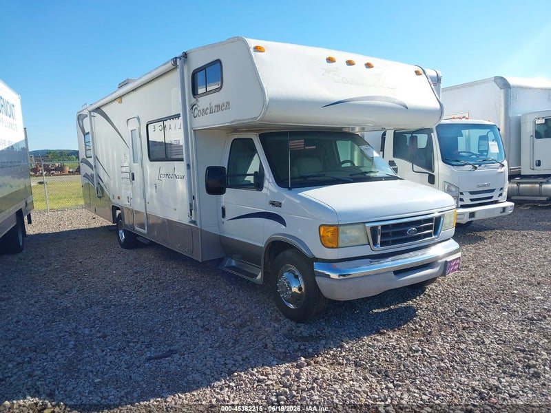 2003 Coachmen Leprechaun   White vin: 1FDXE45S73HB98708
