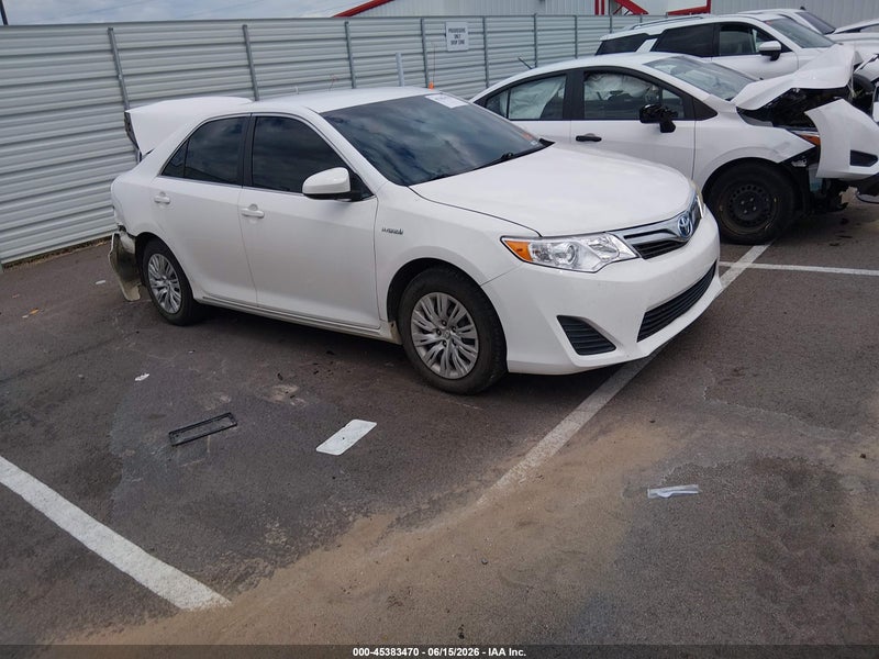 2012 Toyota Camry Hybrid Le White vin: 4T1BD1FK9CU035012