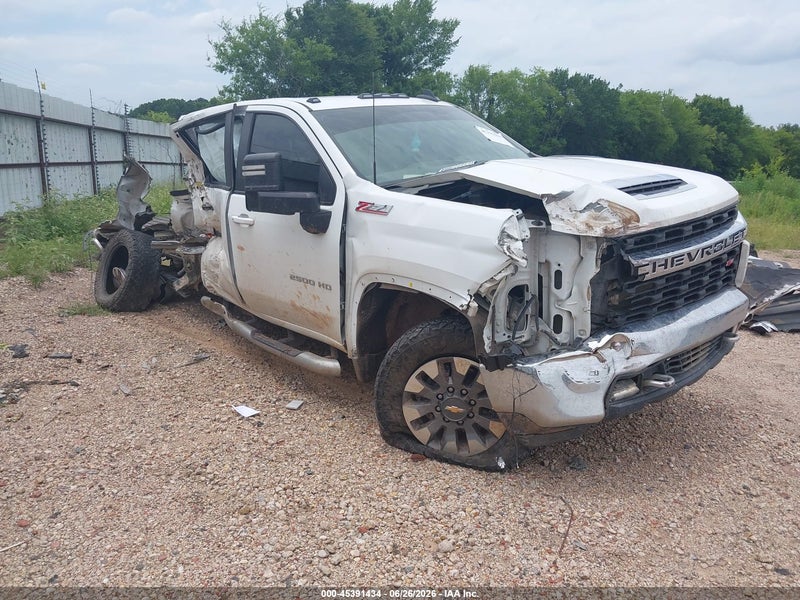 2022 Chevrolet Silverado 2500hd 4wd  Standard Bed Lt White vin: 2GC4YNEY8N1234002