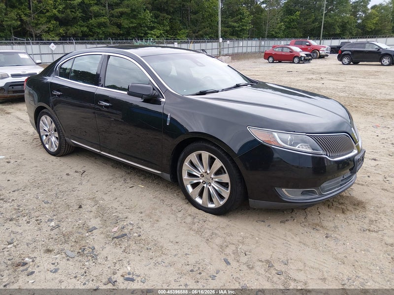 2013 Lincoln Mks Ecoboost Black vin: 1LNHL9FTXDG603353