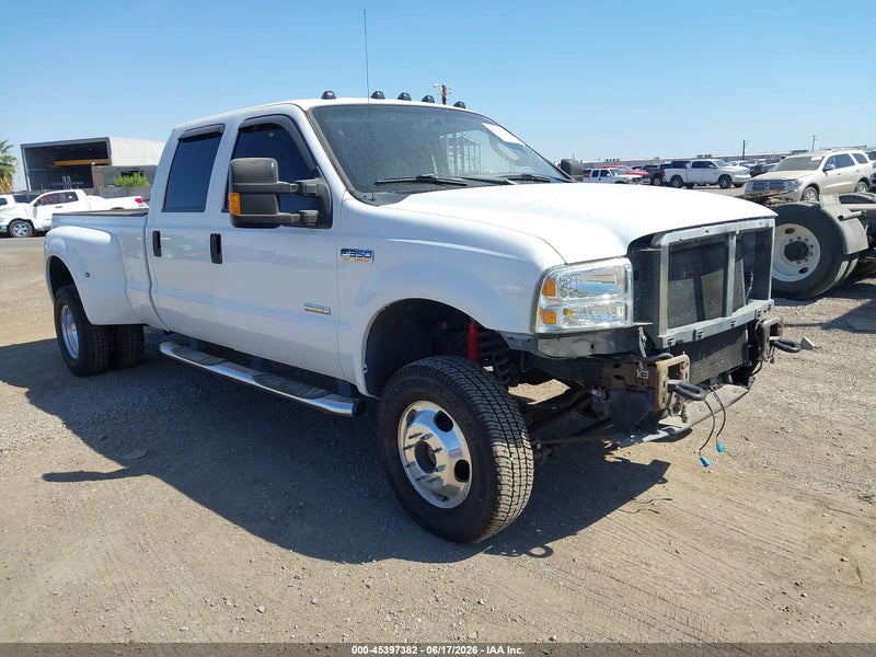 2007 Ford F-350 Lariat/xl/xlt White vin: 1FTWW33P77EA32119