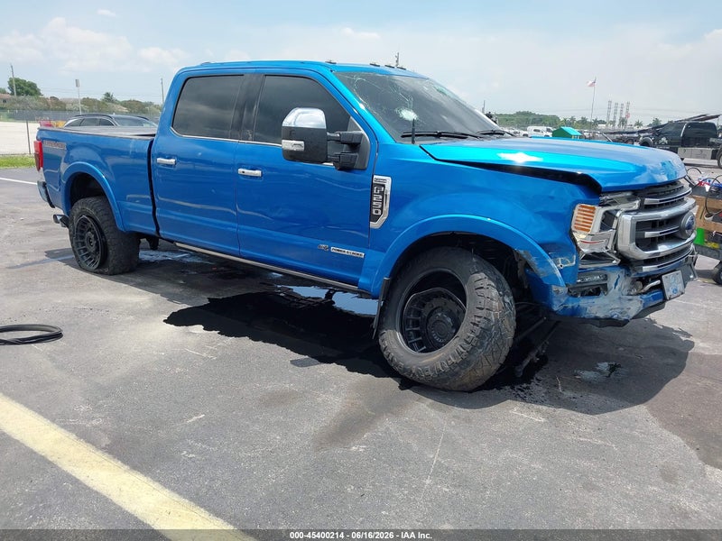 2021 Ford F-250 Platinum Blue vin: 1FT8W2BT7MEC85535