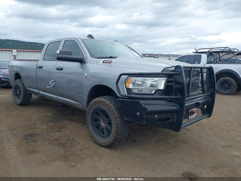 2021 Ram 3500 Tradesman  4x4 8' Box Silver vin: 3C63R3GL7MG566797