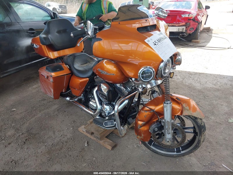 2016 Harley-davidson Flhx Street Glide Оранжевый vin: 1HD1KBM12GB663399