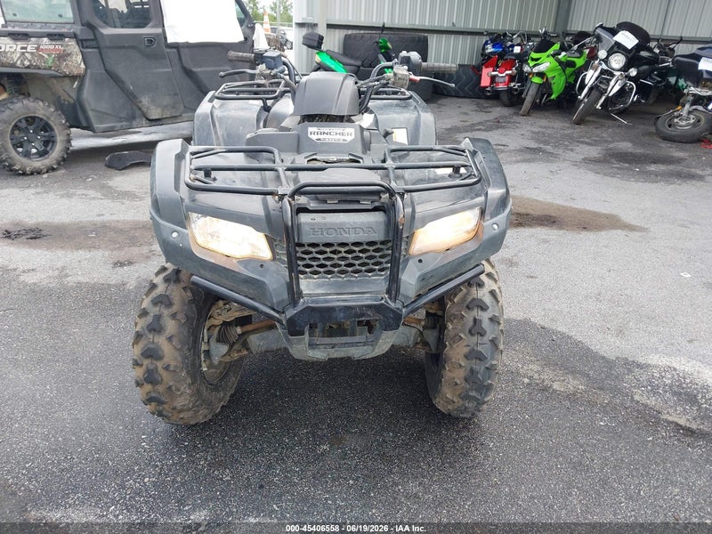 2017 Honda Trx420 Fa Black vin: 1HFTE4717H4201182