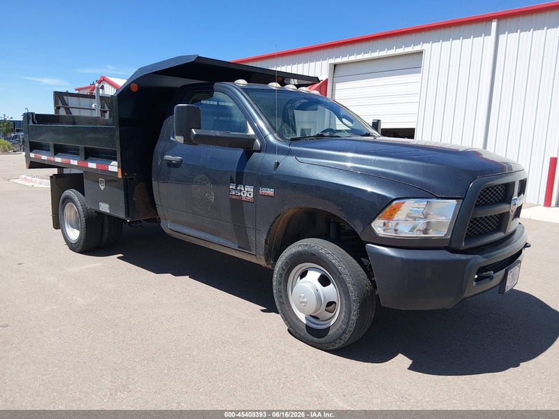 2018 Ram 3500 Chassis Tradesman/slt Серый vin: 3C7WRTAJ5JG300349