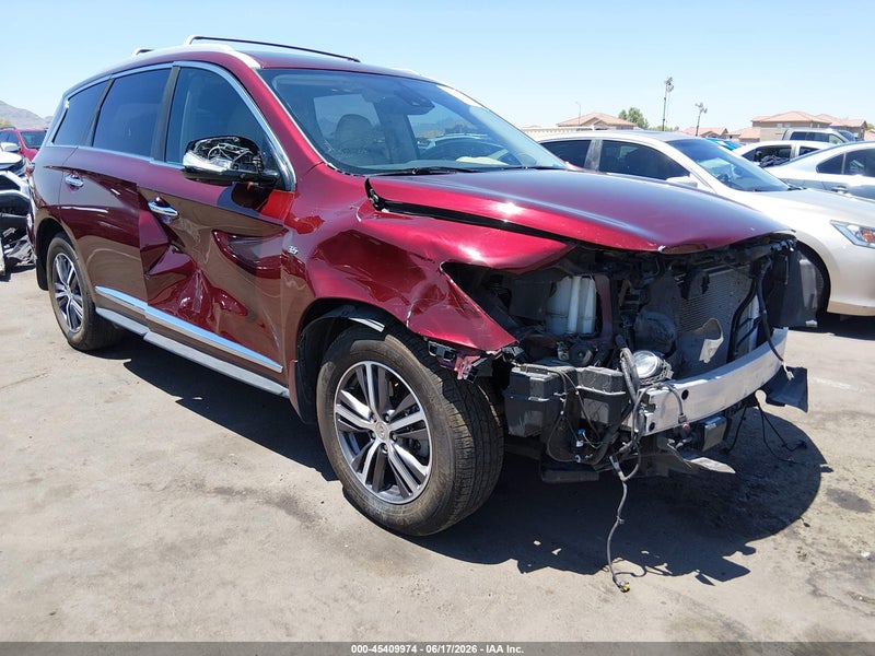 2019 Infiniti Qx60 Luxe Burgundy vin: 5N1DL0MN6KC560326