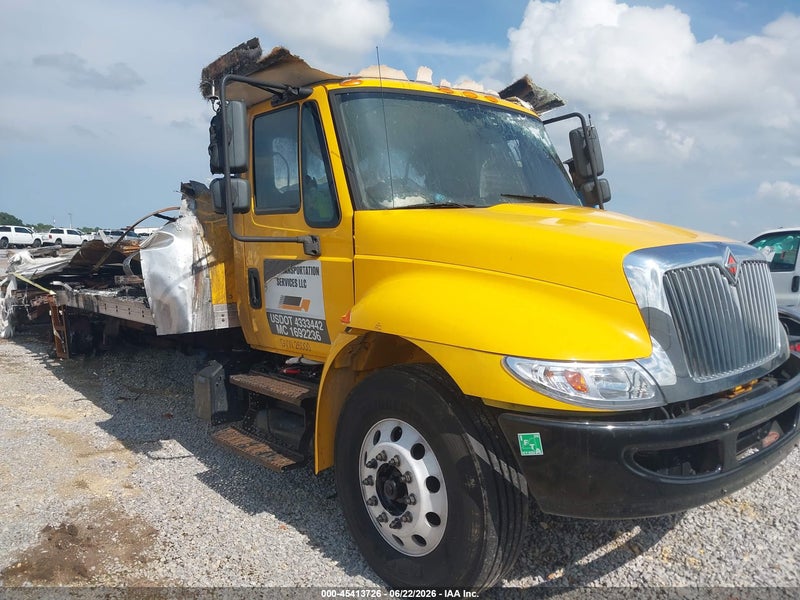 2019 International Durastar 4300   Yellow vin: 1HTMMMML6KH584218