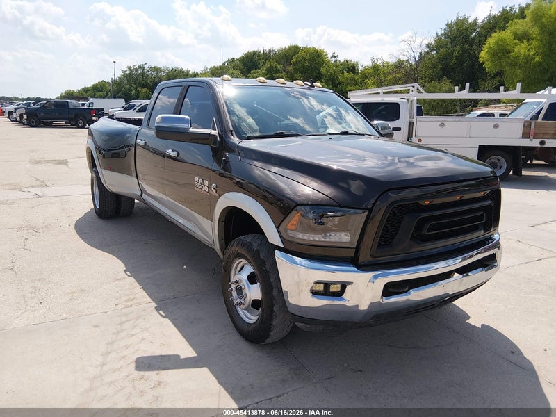 2016 Ram 3500 Laramie Brown vin: 3C63RRJL6GG242899