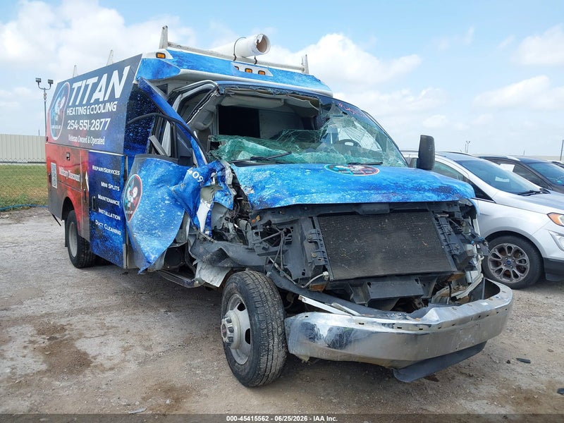 2007 Gmc Savana Cutaway Work Van Blue vin: 1GDJG31U671139116