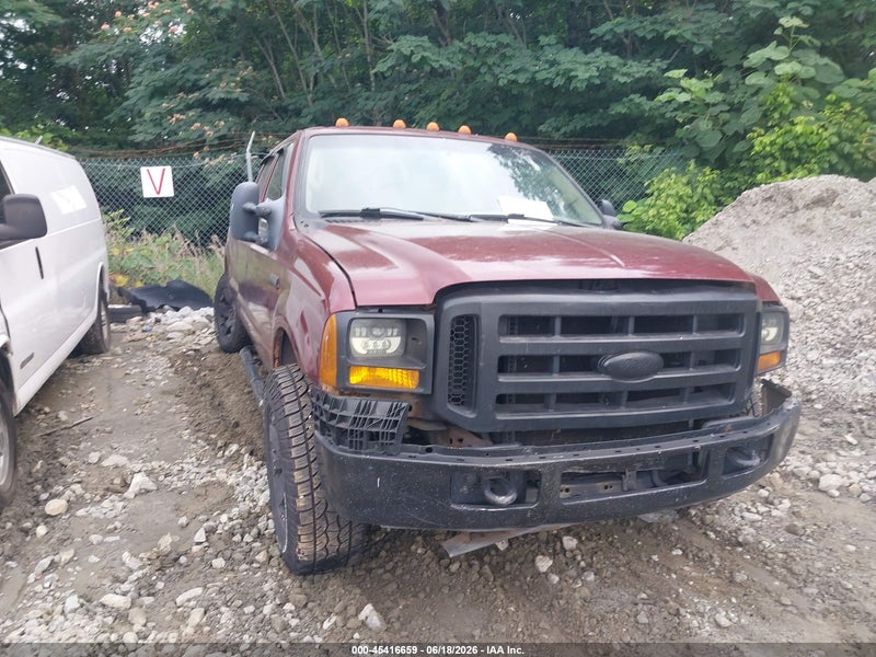 2006 Ford F-350 Lariat/xl/xlt Burgundy vin: 1FTWW30566EB70381